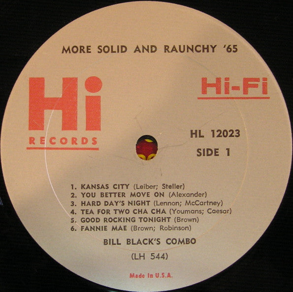 Bill Black's Combo - More Solid & Raunchy - LP