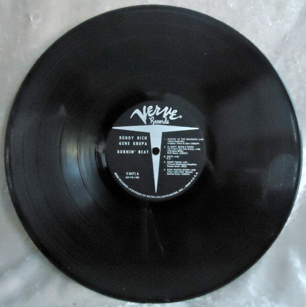 Buddy Rich And Gene Krupa - Burnin' Beat - LP