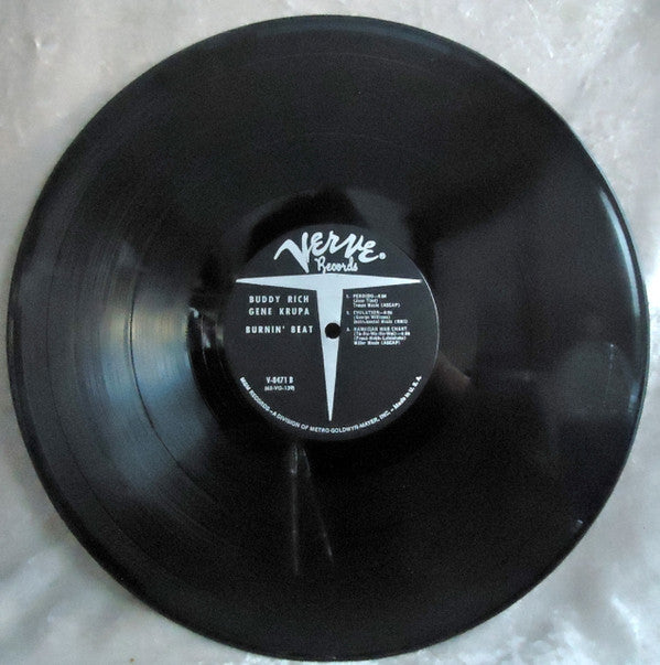 Buddy Rich And Gene Krupa - Burnin' Beat - LP