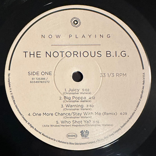 The Notorious B.I.G.* - Now Playing - LP