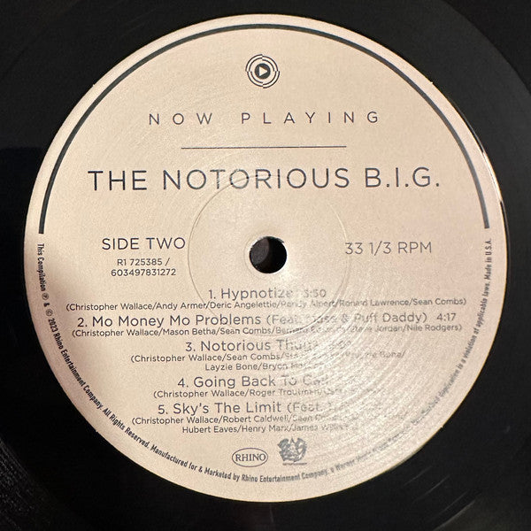 The Notorious B.I.G.* - Now Playing - LP