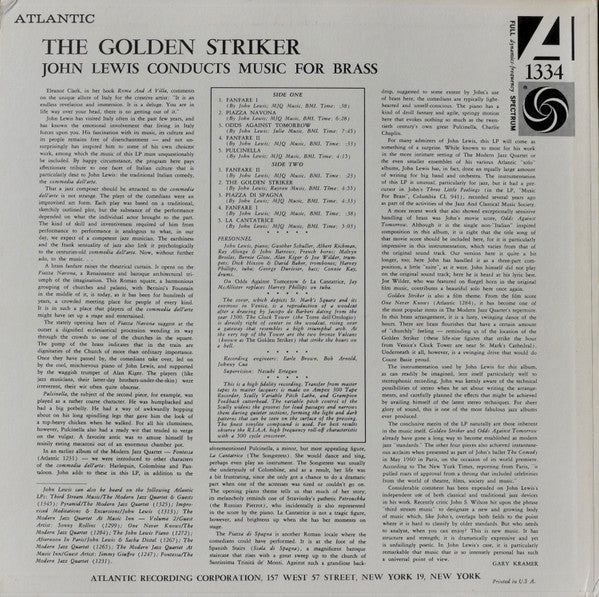 John Lewis (2) - The Golden Striker - LP