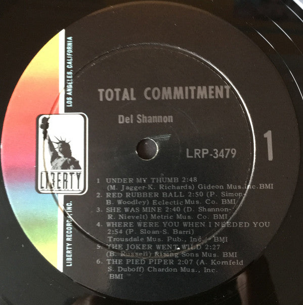 Del Shannon - Total Commitment - LP