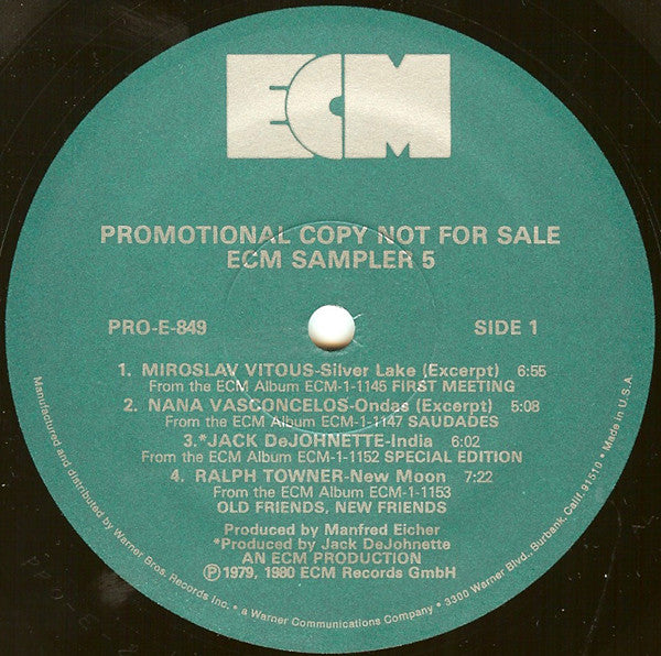 Various - ECM Sampler 5 - LP