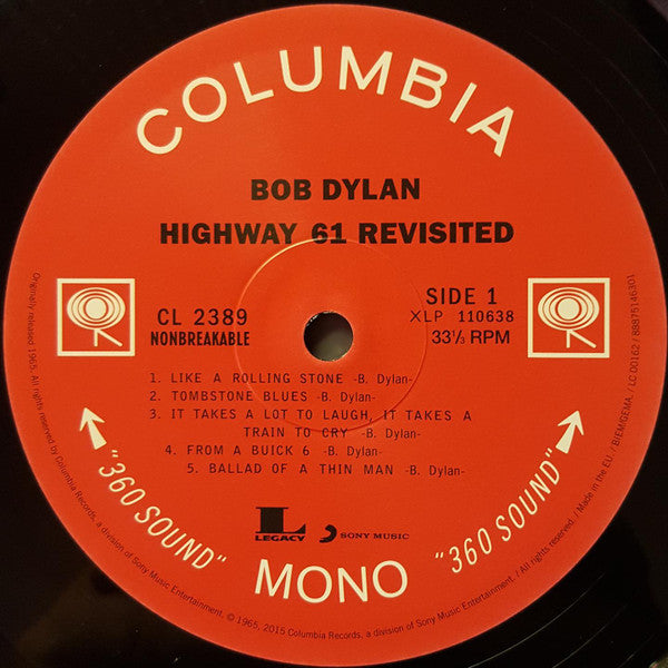 Bob Dylan - Highway 61 Revisited - LP