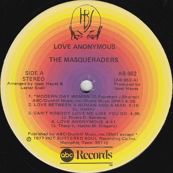 The Masqueraders - Love Anonymous - LP
