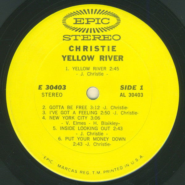 Christie - Yellow River - LP