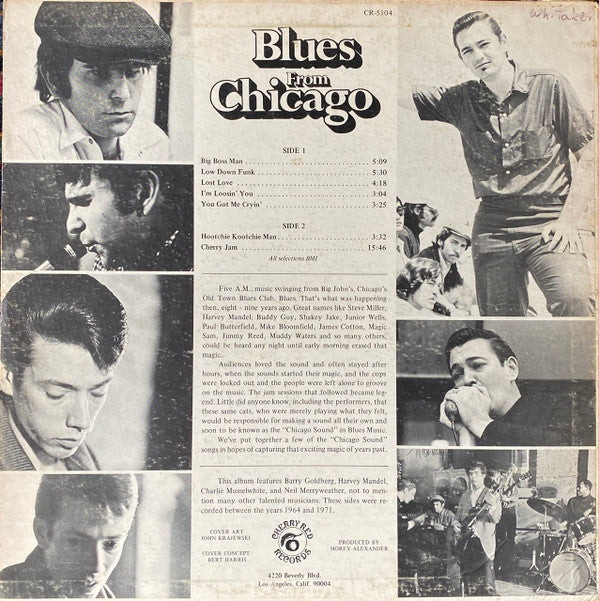Harvey Mandel, Barry Goldberg, Charlie Musselwhite - Blues From Chicago - LP