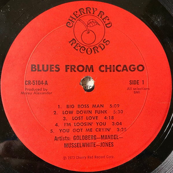 Harvey Mandel, Barry Goldberg, Charlie Musselwhite - Blues From Chicago - LP