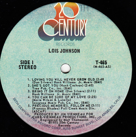 Lois Johnson  - Lois Johnson - LP