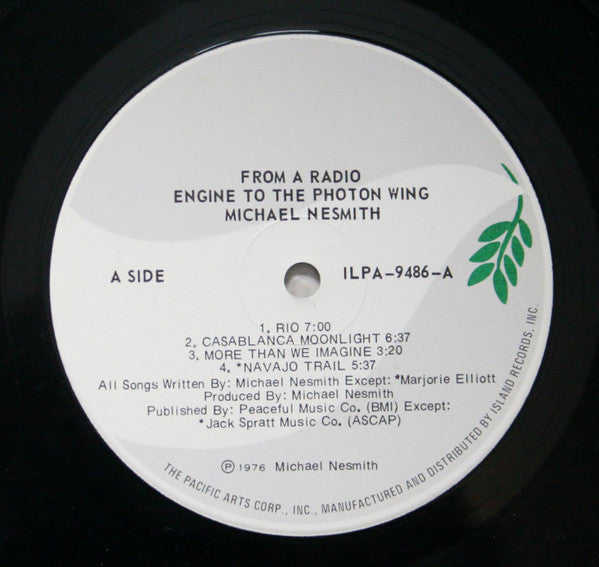 Michael Nesmith - From A Radio Engine To The Photon Wing - LP