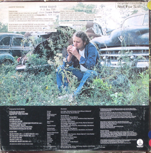 Charlie McCoy - Harpin' The Blues - LP