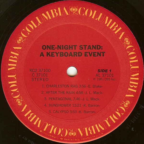 Various - One Night Stand: A Keyboard Event - LP