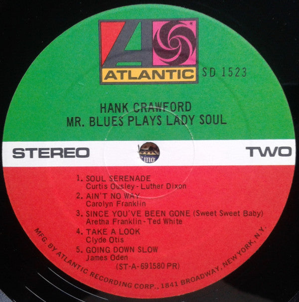 Hank Crawford - Mr. Blues Plays Lady Soul - LP