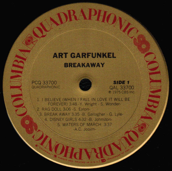 Art Garfunkel - Breakaway - LP