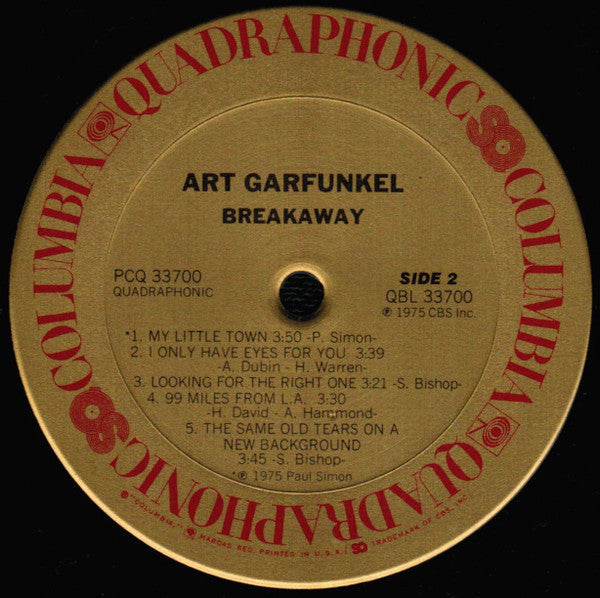Art Garfunkel - Breakaway - LP