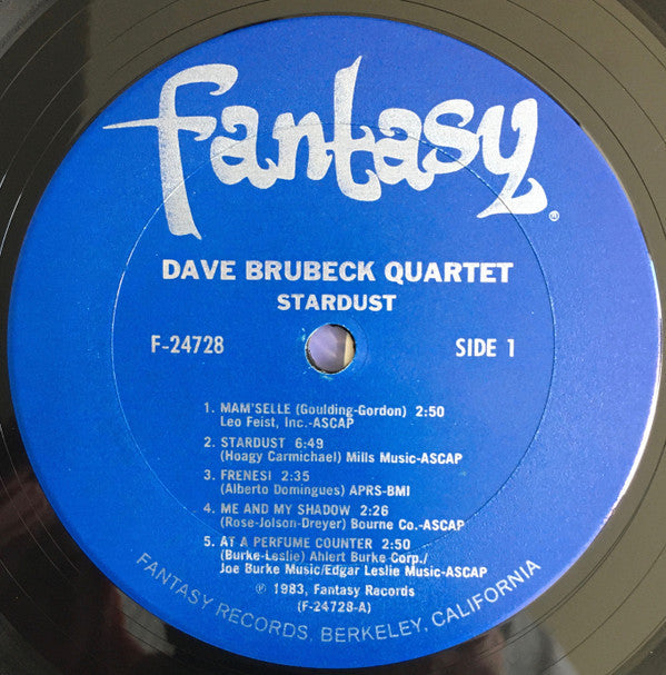 The Dave Brubeck Quartet Featuring Paul Desmond - Stardust - LP