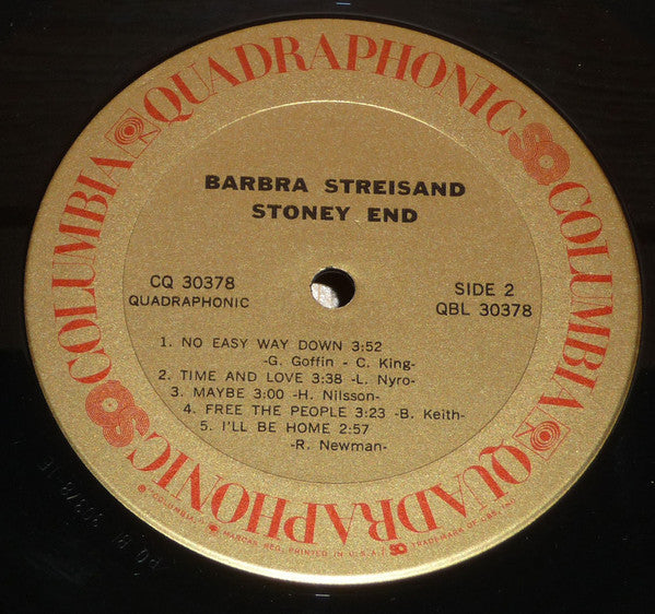 Barbra Streisand - Stoney End - LP