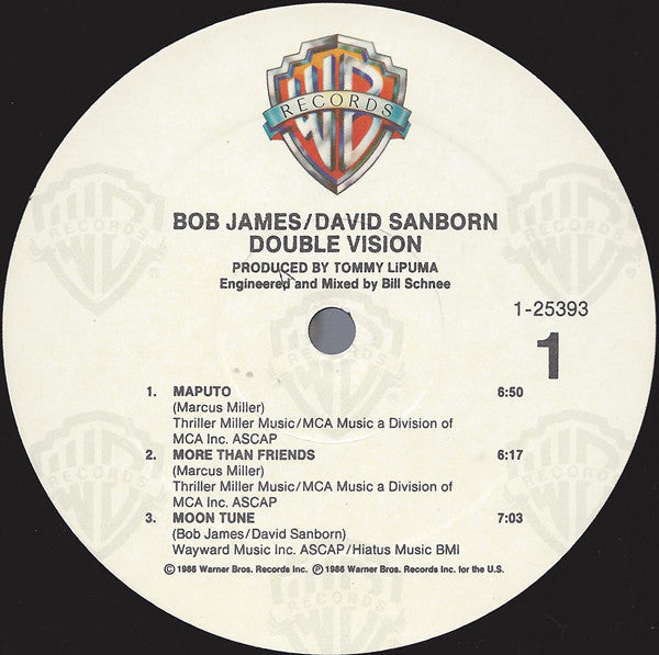 Bob James, David Sanborn - Double Vision - LP