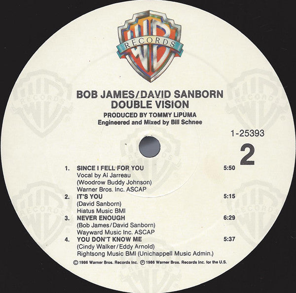 Bob James, David Sanborn - Double Vision - LP