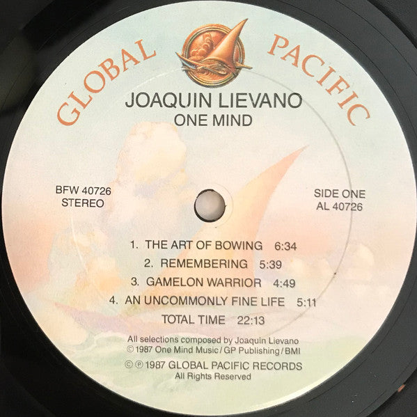 Joaquin Lievano* - One Mind - LP