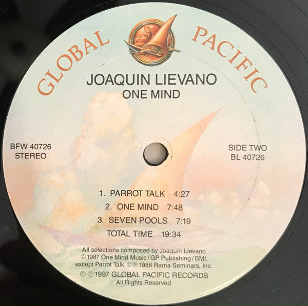 Joaquin Lievano* - One Mind - LP