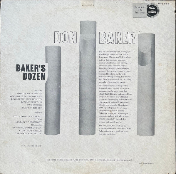 Don Baker  - Bakers Dozen - LP