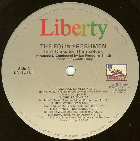 The Four Freshmen - In A Class By Themselves - LP
