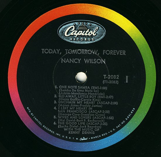 Nancy Wilson With The Music Of Kenny Dennis - Today, Tomorrow, Forever - LP