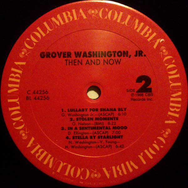 Grover Washington, Jr. - Then And Now - LP