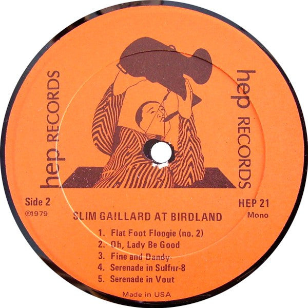 Slim Gaillard - At Birdland - LP