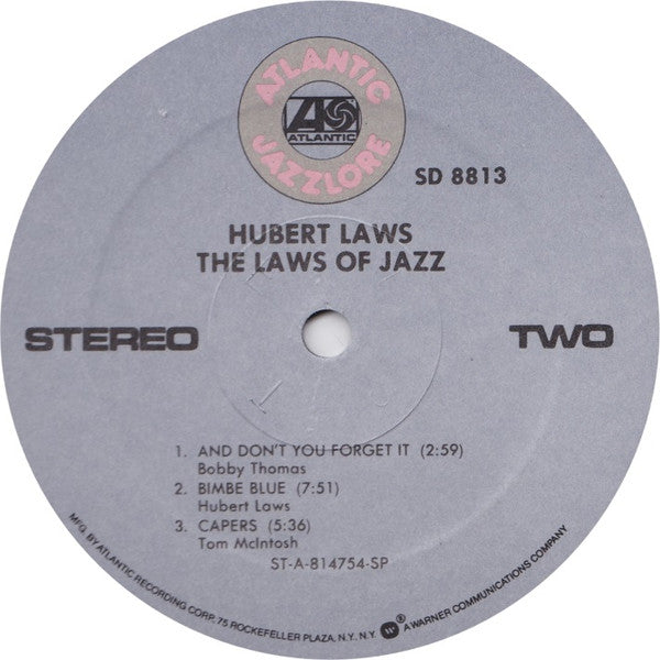 Hubert Laws - The Laws Of Jazz - LP
