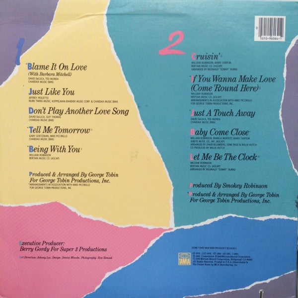 Smokey Robinson - Blame It On Love & All The Great Hits - LP