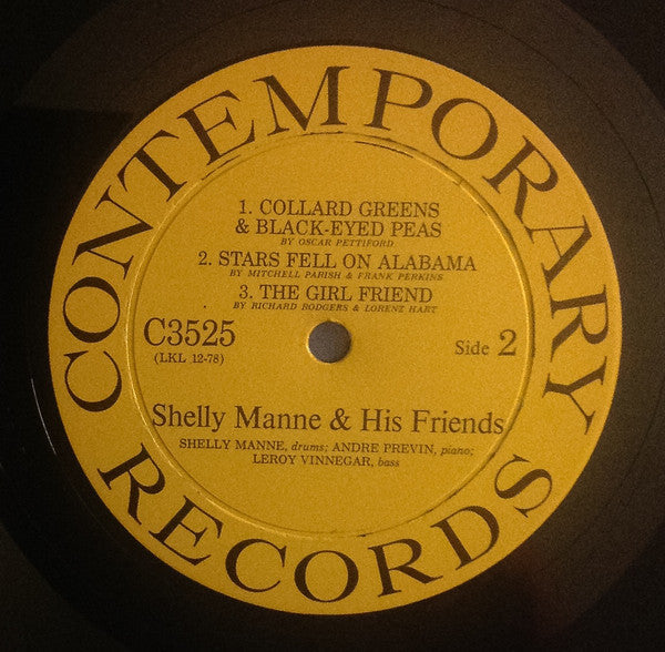 Shelly Manne & His Friends - Shelly Manne & His Friends Vol. 1 - LP