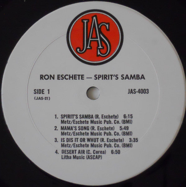 Ron Eschete* - Spirit's Samba - LP