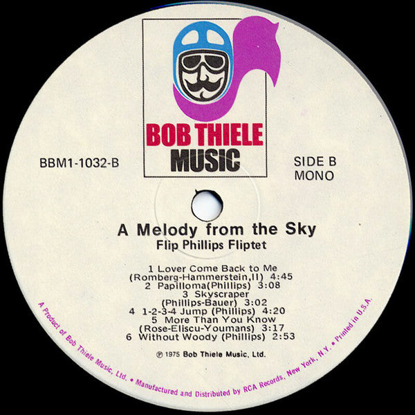 Flip Phillips Fliptet - A Melody From The Sky - LP