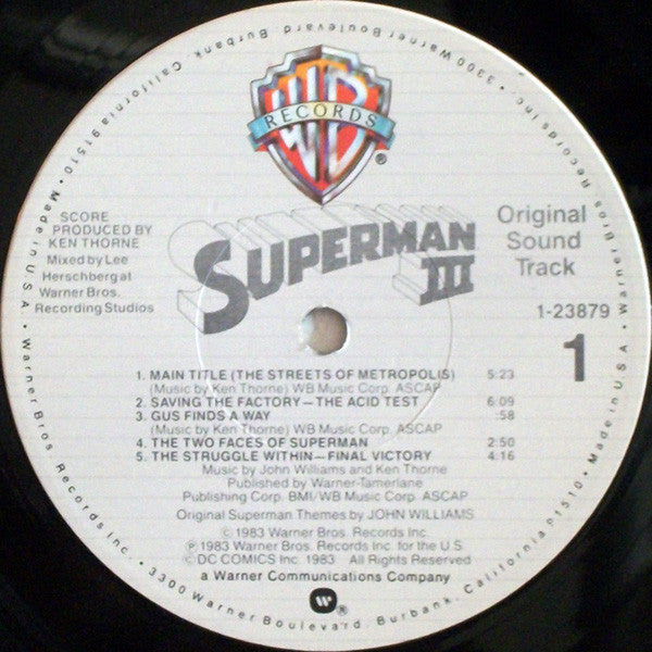 Various - Superman III (Original Sound Track) - LP