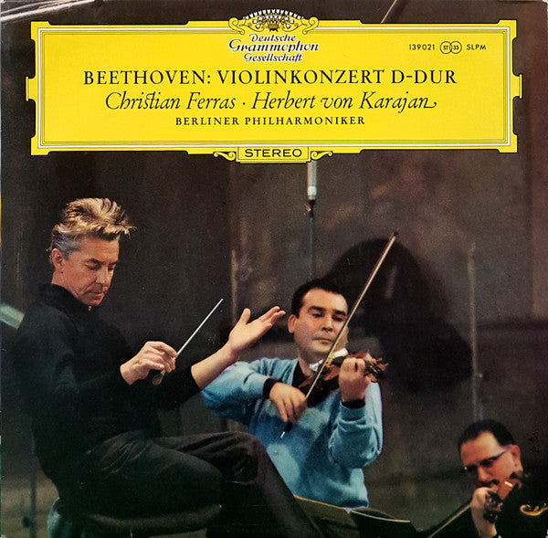 Beethoven*, Christian Ferras, Herbert von Karajan, Berliner Philharmoniker - Violinkonzert D-Dur - LP