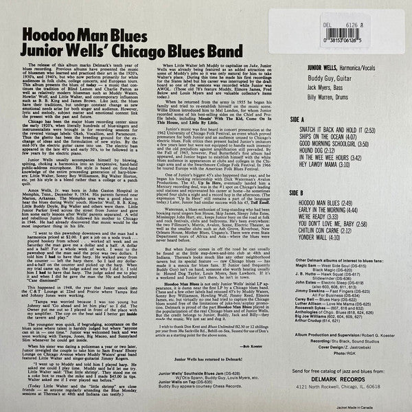 Junior Wells' Chicago Blues Band - Hoodoo Man Blues - LP