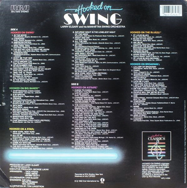 Larry Elgart And His Manhattan Swing Orchestra - Hooked On Swing - LP