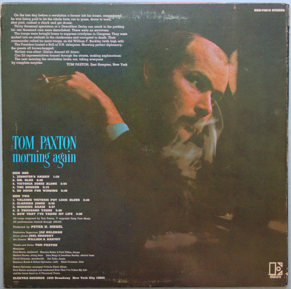 Tom Paxton - Morning Again - LP
