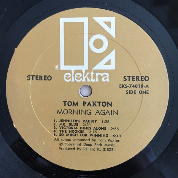 Tom Paxton - Morning Again - LP