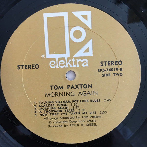 Tom Paxton - Morning Again - LP