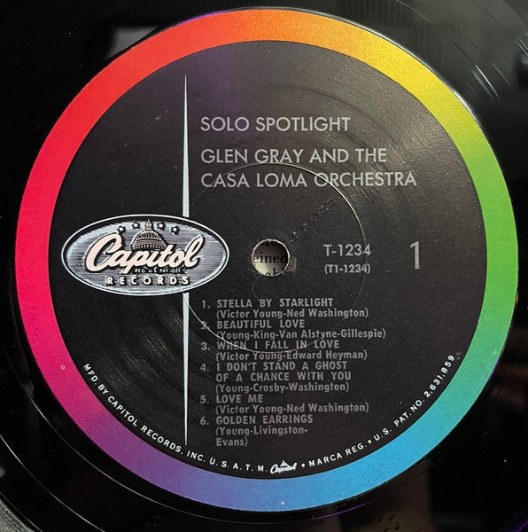 Glen Gray And The Casa Loma Orchestra* - Solo Spotlight - LP
