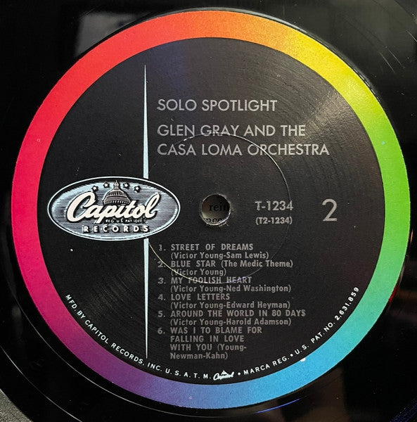 Glen Gray And The Casa Loma Orchestra* - Solo Spotlight - LP