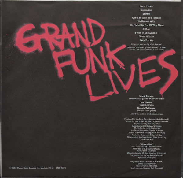 Grand Funk Railroad - Grand Funk Lives - LP