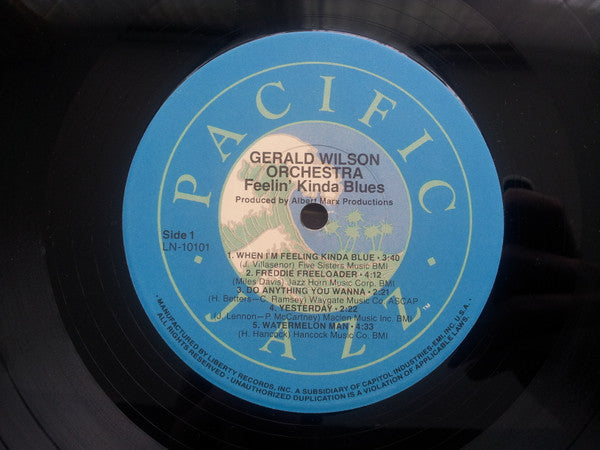 Gerald Wilson Orchestra - Feelin' Kinda Blues - LP