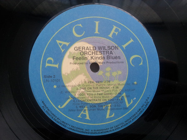 Gerald Wilson Orchestra - Feelin' Kinda Blues - LP