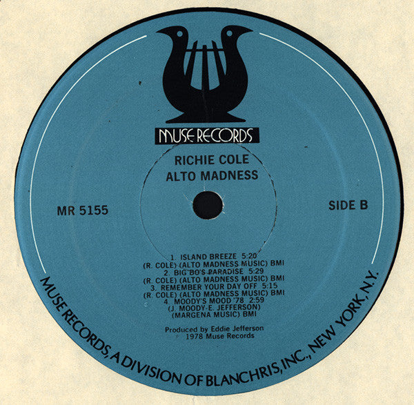 Richie Cole - Alto Madness - LP