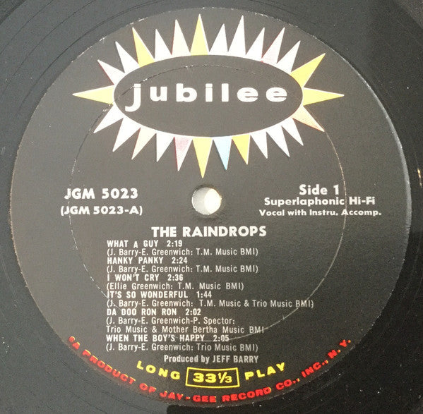 The Raindrops - The Raindrops - LP